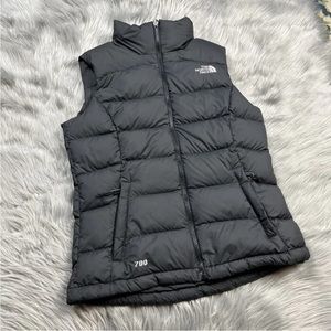 The North Face Black 700 Goose Down Puffer Vest